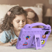 For NEC Lavie Tab T11 T1155 2024 Handle Kickstand Children EVA Shockproof Tablet Case(Light Purple)