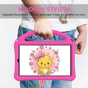 For NEC Lavie Tab T9 9 inch 2024 EVA Shockproof Tablet Case with Holder(Rose Red)
