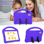 For NEC Lavie Tab T9 9 inch 2024 EVA Shockproof Tablet Case with Holder(Purple)