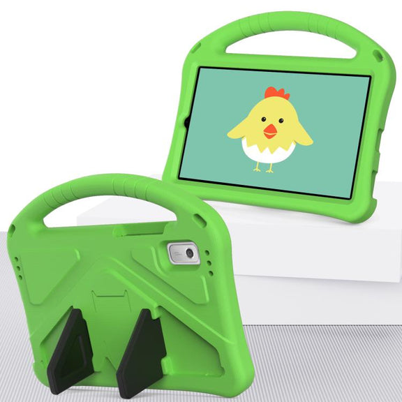 For NEC Lavie Tab T9 9 inch 2024 EVA Shockproof Tablet Case with Holder(Green)