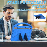 For NEC Lavie Tab T11  T1175FAS EVA Shockproof Tablet Case with Holder(Blue)