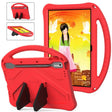 For NEC Lavie Tab T11  T1175FAS EVA Shockproof Tablet Case with Holder(Red) - Others by PMC TechLife | Online Shopping South Africa | PMC TechLife | Buy Now Pay Later Mobicred