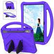 For NEC Lavie Tab T11  T1175FAS EVA Shockproof Tablet Case with Holder(Purple) - Others by PMC TechLife | Online Shopping South Africa | PMC TechLife | Buy Now Pay Later Mobicred