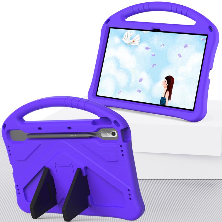 For NEC Lavie Tab T11  T1175FAS EVA Shockproof Tablet Case with Holder(Purple)