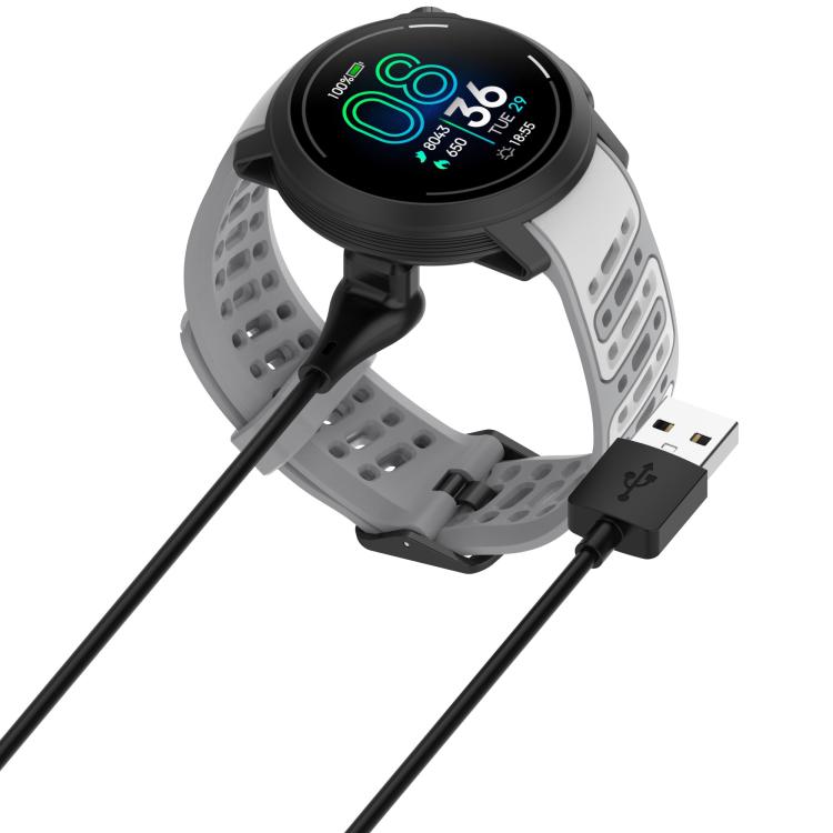 For COROS PACE Pro USB Interface Smart Watch Charging Cable, Length: 1m(Black)