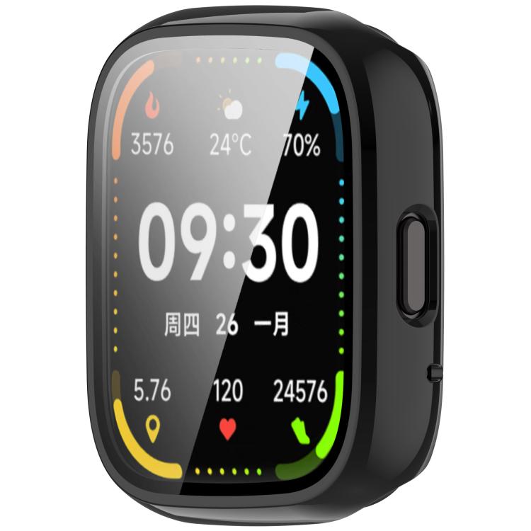 For Lexin Watch 3 Tempered Film Integrated PC Watch Protective Case(Black)