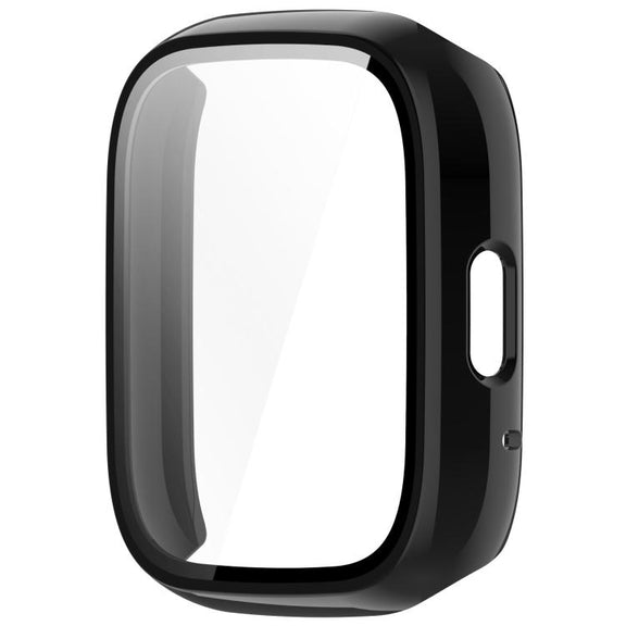 For Lexin Watch 3 Tempered Film Integrated PC Watch Protective Case(Black)