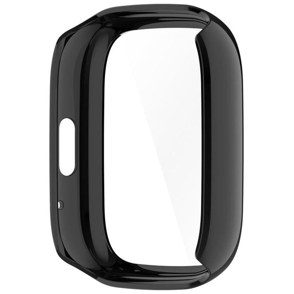 For Lexin Watch 3 Tempered Film Integrated PC Watch Protective Case(Black)