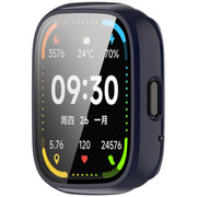 For Lexin Watch 3 Tempered Film Integrated PC Watch Protective Case(Ink Blue)