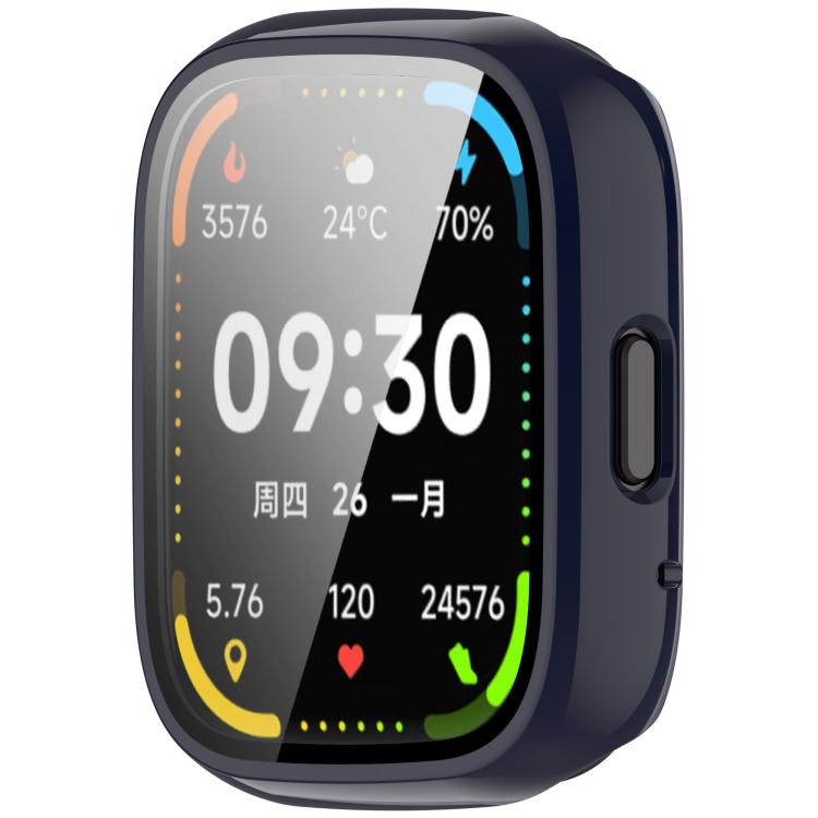 For Lexin Watch 3 Tempered Film Integrated PC Watch Protective Case(Ink Blue)