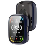 For Lexin Watch 3 Tempered Film Integrated PC Watch Protective Case(Ink Blue)