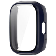 For Lexin Watch 3 Tempered Film Integrated PC Watch Protective Case(Ink Blue)