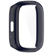 For Lexin Watch 3 Tempered Film Integrated PC Watch Protective Case(Ink Blue)