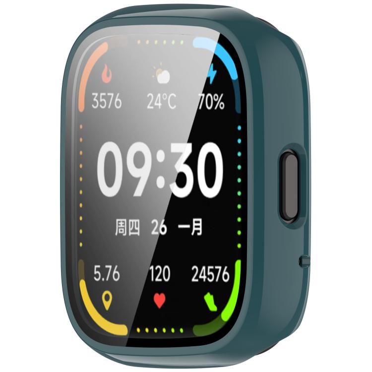 For Lexin Watch 3 Tempered Film Integrated PC Watch Protective Case(Pine Green)