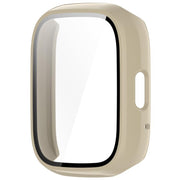 For Lexin Watch 3 Tempered Film Integrated PC Watch Protective Case(Ivory White)