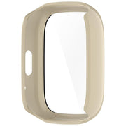 For Lexin Watch 3 Tempered Film Integrated PC Watch Protective Case(Ivory White)