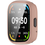 For Lexin Watch 3 Tempered Film Integrated PC Watch Protective Case(Cherry Pink)