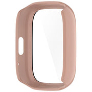 For Lexin Watch 3 Tempered Film Integrated PC Watch Protective Case(Cherry Pink)