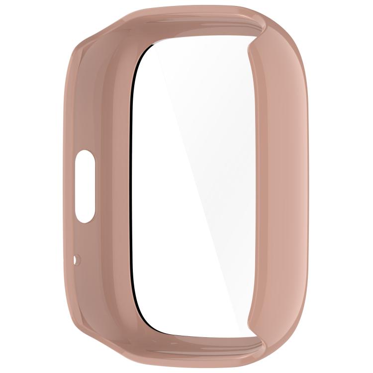 For Lexin Watch 3 Tempered Film Integrated PC Watch Protective Case(Cherry Pink)