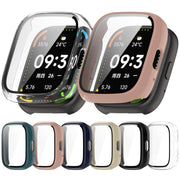 For Lexin Watch 3 Tempered Film Integrated PC Watch Protective Case(Black)