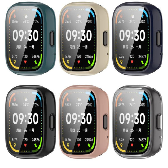 For Lexin Watch 3 Tempered Film Integrated PC Watch Protective Case(Black)
