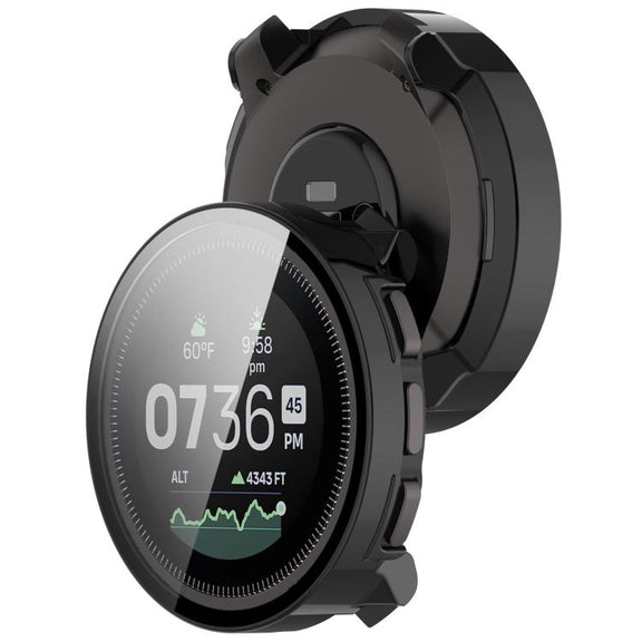 For Suunto Vertical Tempered Film Integrated PC Watch Protective Case(Black)