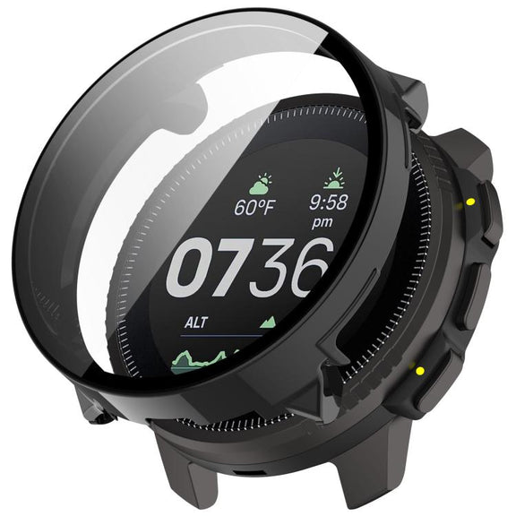 For Suunto Vertical Tempered Film Integrated PC Watch Protective Case(Black)