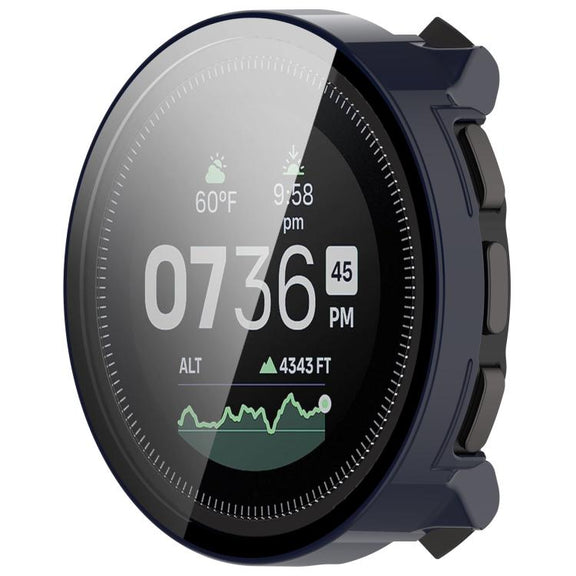For Suunto Vertical Tempered Film Integrated PC Watch Protective Case(Ink Blue)
