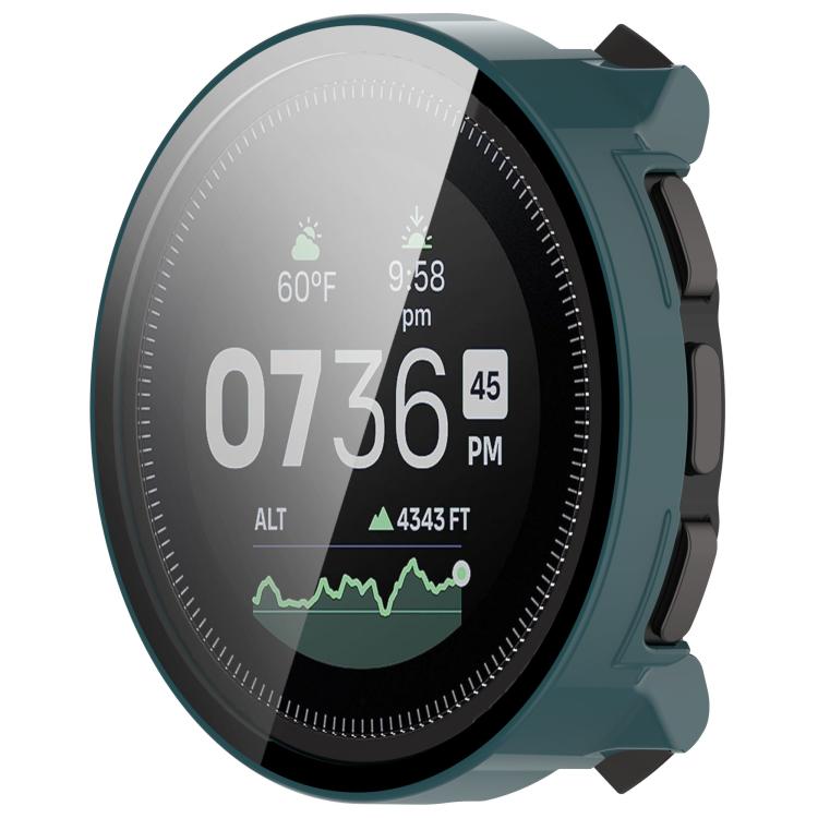 For Suunto Vertical Tempered Film Integrated PC Watch Protective Case(Pine Green)