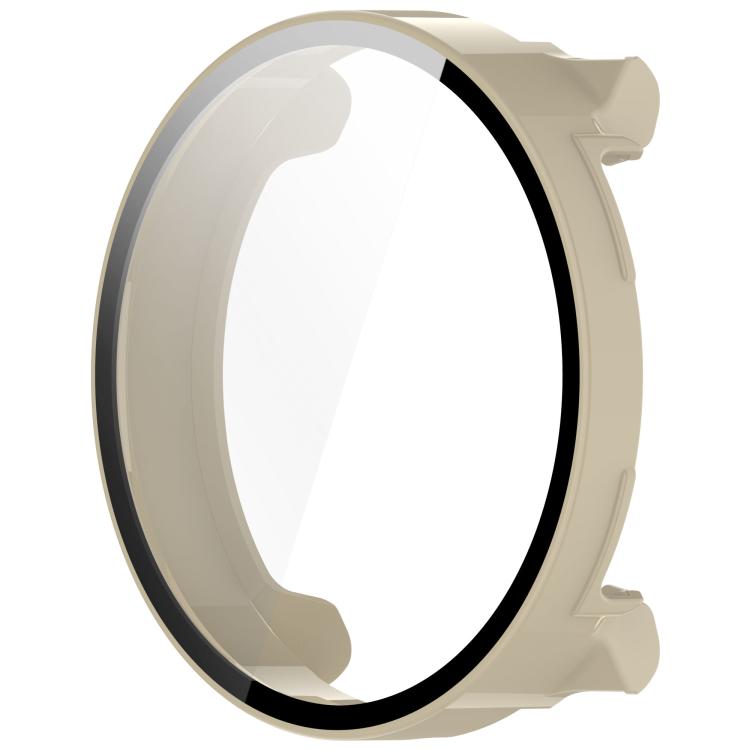 For Suunto Vertical Tempered Film Integrated PC Watch Protective Case(Ivory White) - Watch Case by PMC TechLife | Online Shopping South Africa | PMC TechLife | Buy Now Pay Later Mobicred