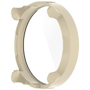 For Suunto Vertical Tempered Film Integrated PC Watch Protective Case(Ivory White)