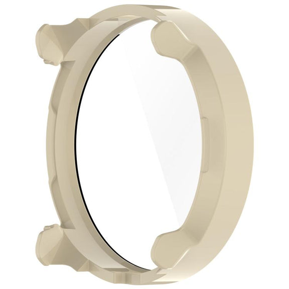 For Suunto Vertical Tempered Film Integrated PC Watch Protective Case(Ivory White)