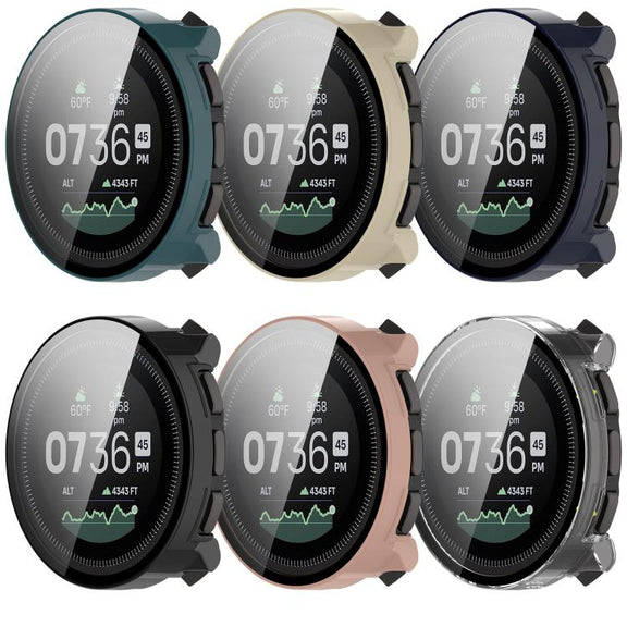 For Suunto Vertical Tempered Film Integrated PC Watch Protective Case(Transparent)