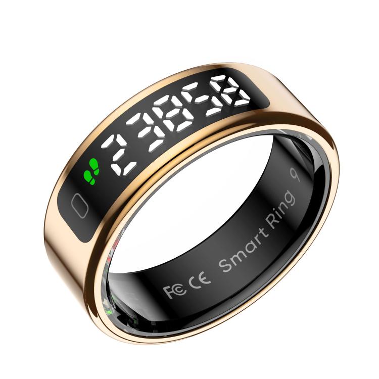 R11 SIZE 9 Smart Ring, Support Heart Rate / Blood Oxygen / Sleep / Multiple Sports Modes(Rose Gold) - free shipping - PMC TechLife - Order now!