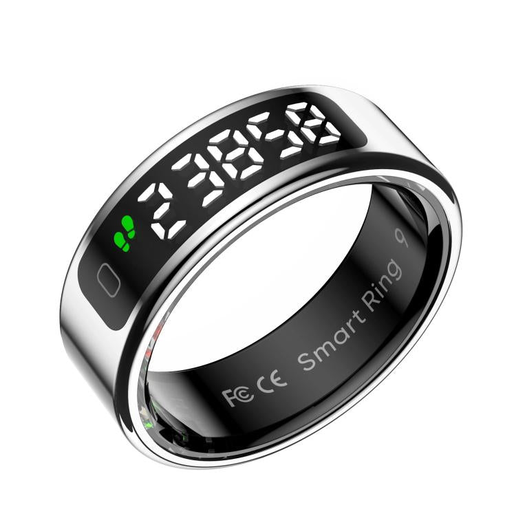 R11 SIZE 9 Smart Ring, Support Heart Rate / Blood Oxygen / Sleep / Multiple Sports Modes(Silver) - free shipping - PMC TechLife - Order now!