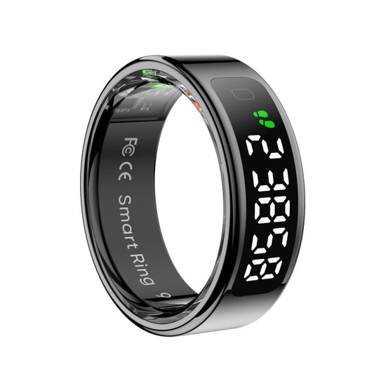 R11 SIZE 10 Smart Ring, Support Heart Rate / Blood Oxygen / Sleep / Multiple Sports Modes(Black) - free shipping - PMC Jewellery - Order now!