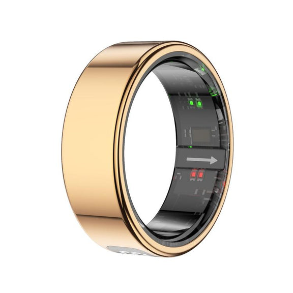 R11 SIZE 10 Smart Ring, Support Heart Rate / Blood Oxygen / Sleep / Multiple Sports Modes(Rose Gold)