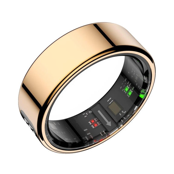 R11 SIZE 10 Smart Ring, Support Heart Rate / Blood Oxygen / Sleep / Multiple Sports Modes(Rose Gold)