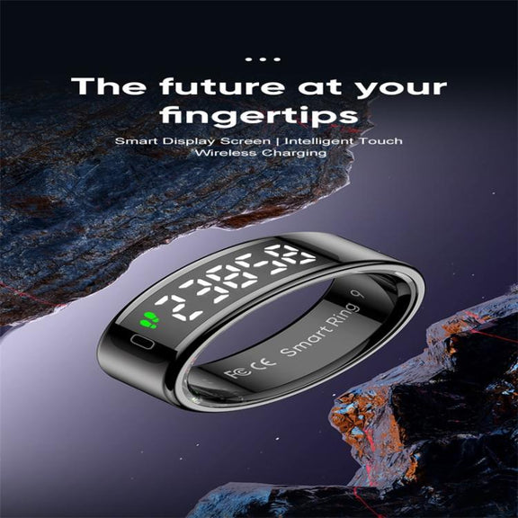 R11 SIZE 10 Smart Ring, Support Heart Rate / Blood Oxygen / Sleep / Multiple Sports Modes(Rose Gold)