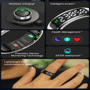 R11 SIZE 10 Smart Ring, Support Heart Rate / Blood Oxygen / Sleep / Multiple Sports Modes(Rose Gold)