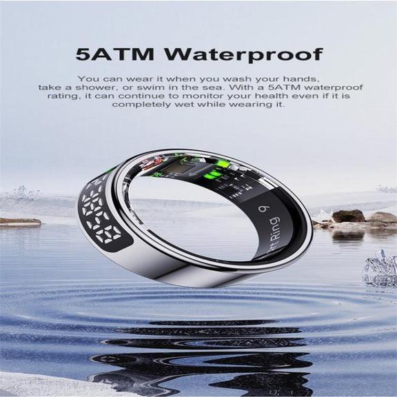 R11 SIZE 11 Smart Ring, Support Heart Rate / Blood Oxygen / Sleep / Multiple Sports Modes(Black)