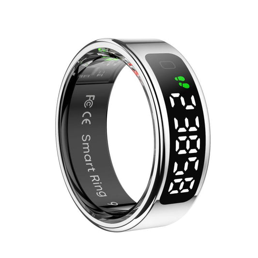 R11 SIZE 12 Smart Ring, Support Heart Rate / Blood Oxygen / Sleep / Multiple Sports Modes(Silver) - free shipping - PMC Jewellery - Order now!