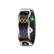 R12 SIZE 9 Smart Ring, Support Heart Rate / Blood Oxygen / Sleep / Multiple Sports Modes(Silver)