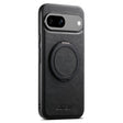 For Google Pixel 7a Suteni G3 Oil Wax 360 Rotation Holder MagSafe Back Phone Case(Black) - free shipping - PMC TechLife - Order now!
