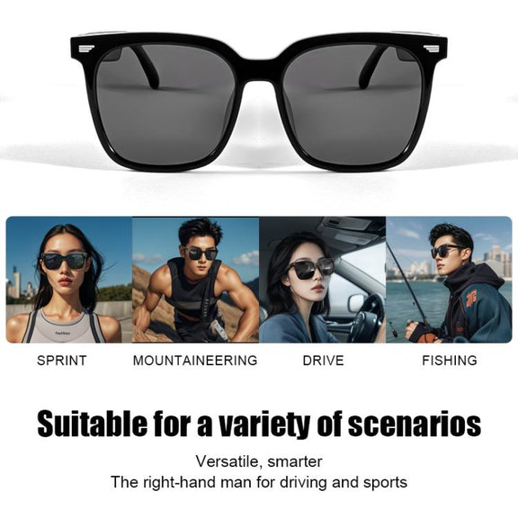 GS01 Smart Glasses, Support Intelligent Driving Navigation / Bluetooth Call(Black)