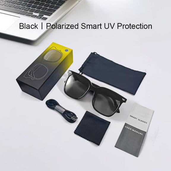 GS01 Smart Glasses, Support Intelligent Driving Navigation / Bluetooth Call(Black)