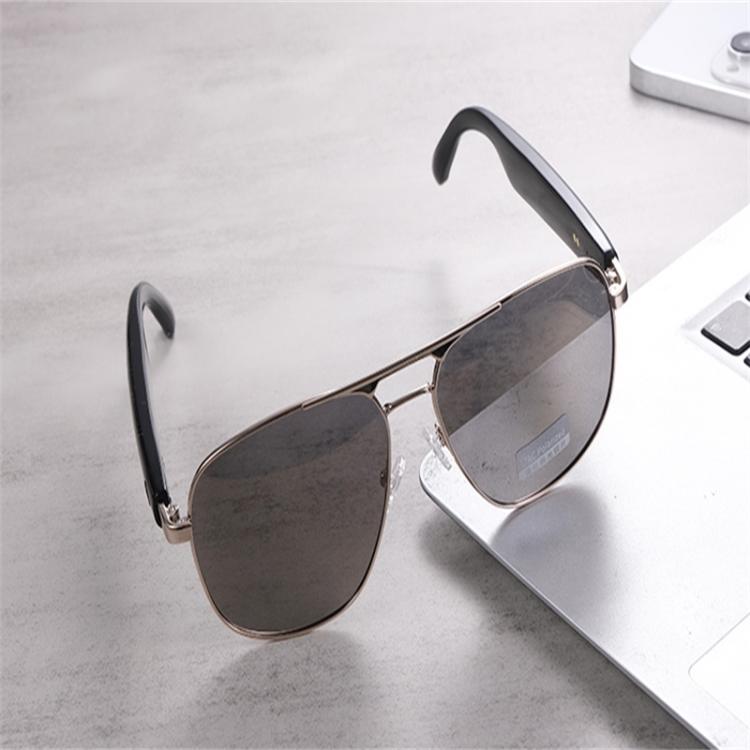 GS02 Smart Glasses, Support Voice Assistant / Bluetooth Call / Remote Control Photography(Silver)