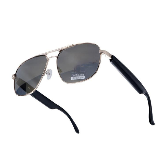 GS02 Smart Glasses, Support Voice Assistant / Bluetooth Call / Remote Control Photography(Silver)