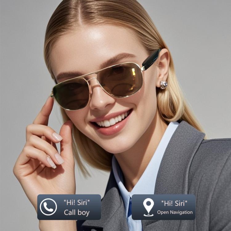 GS02 Smart Glasses, Support Voice Assistant / Bluetooth Call / Remote Control Photography(Black) - free shipping - PMC TechLife - Order now!