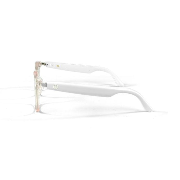 GS03 Smart Glasses, Support AI Smart Chip / Outdoor Sports / Bluetooth Call / Remote Control Photography(White)
